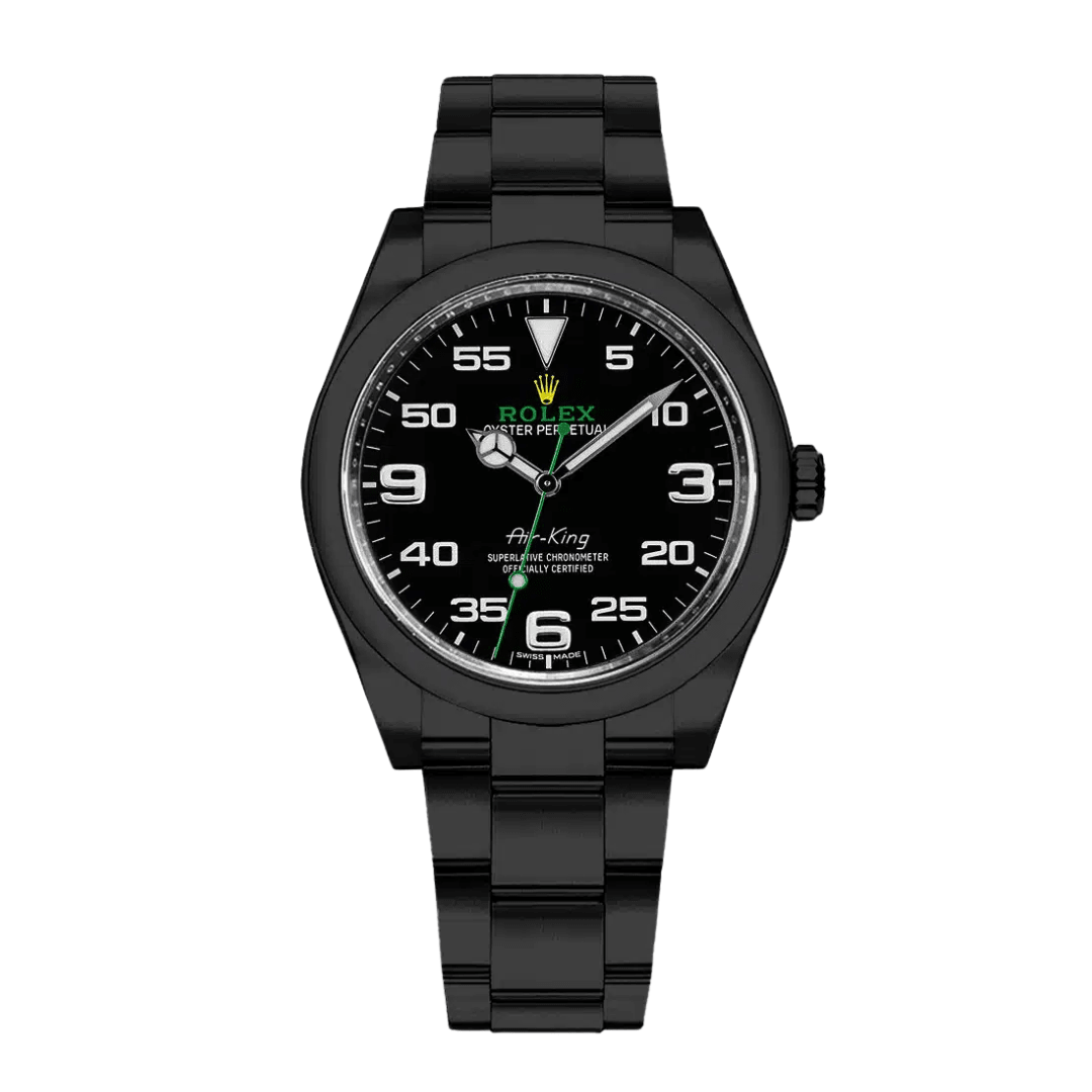 Rolex Air-King – Black Dial – Black Coated
